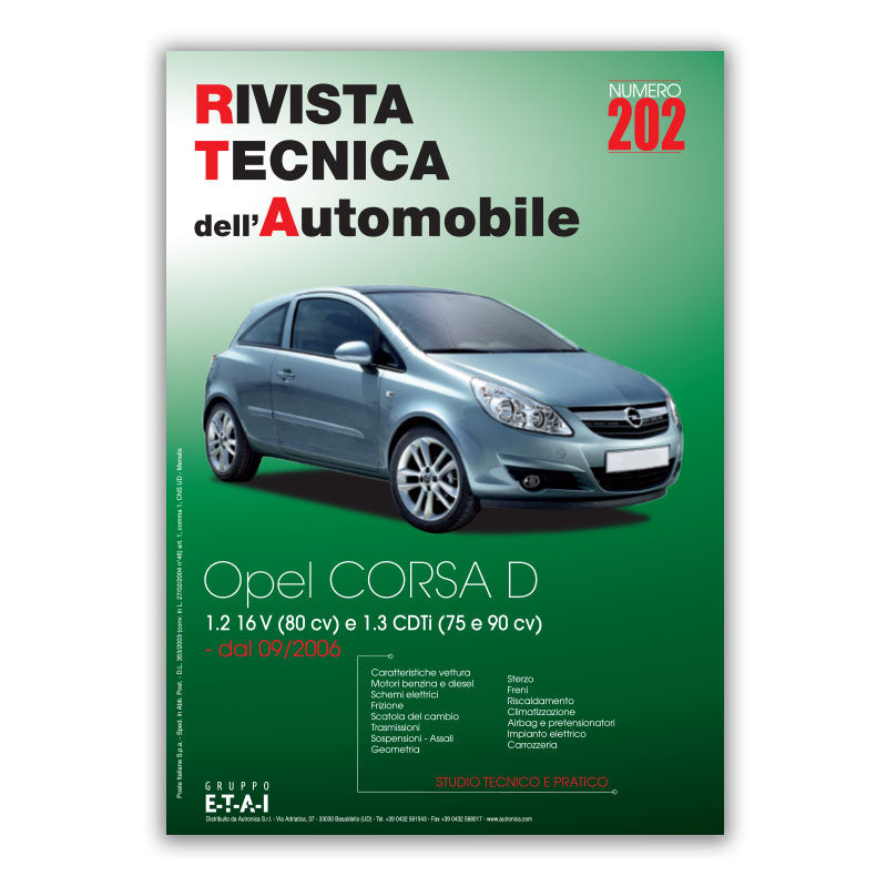 Opel Corsa IV fase 1 (2006 - 2010) - Revue Technique