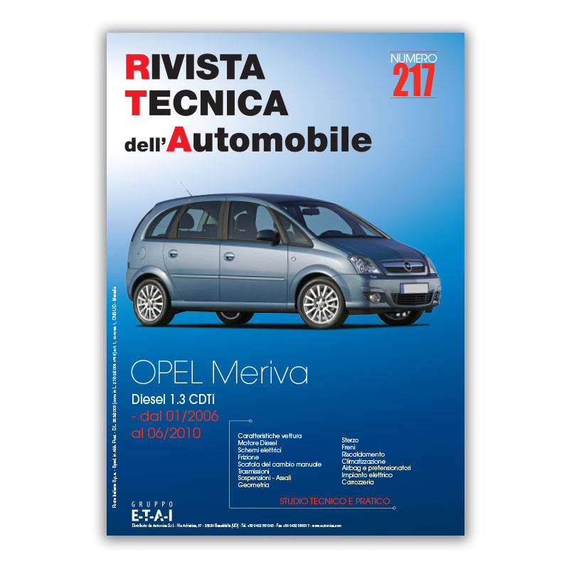 Opel Meriva I fase 2 (2006 - 2010) - Revue Technique