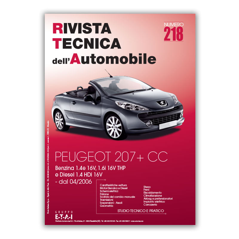 Peugeot 207 (2006 - 2017) - Revue Technique