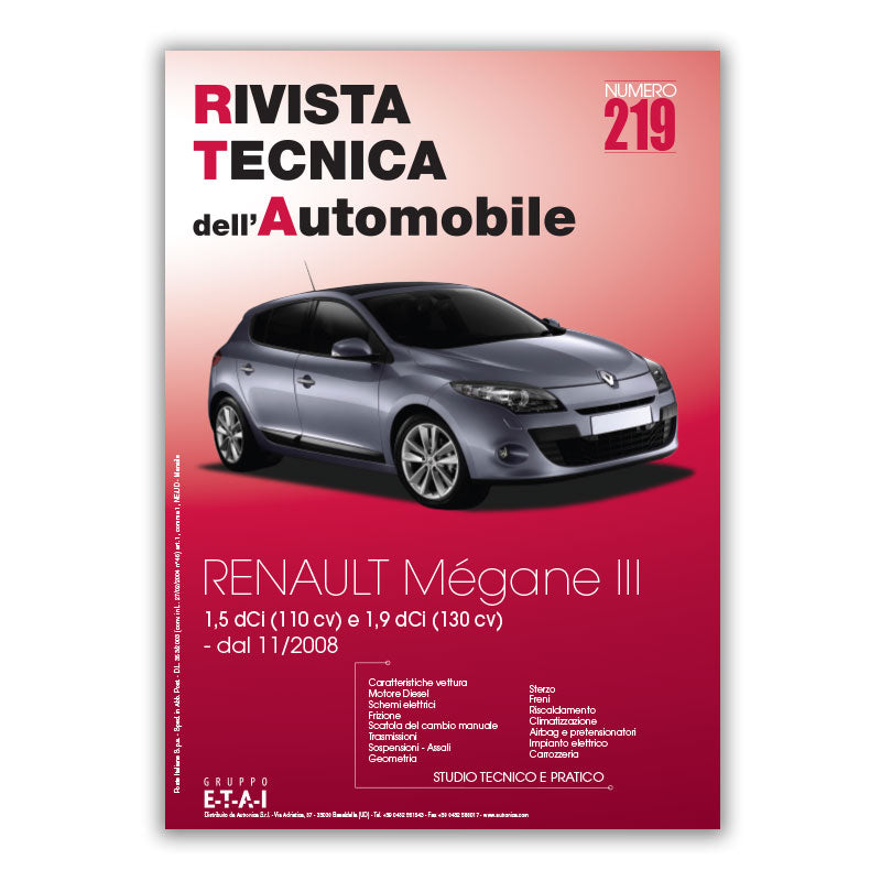 Renault Mégane III (2008 - 2012) - Revue Technique