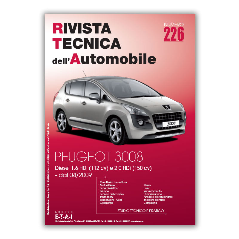 Peugeot 3008 I fase 1 (2009 - 2013) - Revue Technique