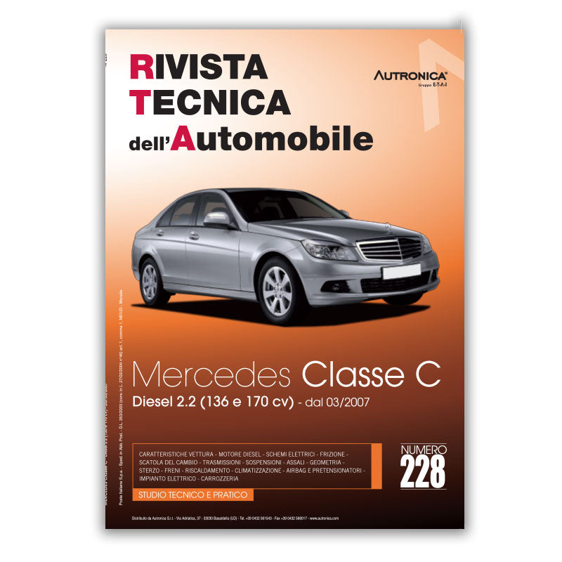 Mercedes-Benz Classe C III fase 1 (2007 - 2010) - Revue Technique