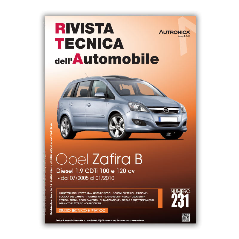 Opel Zafira II (2005 - 2014) - Revue Technique