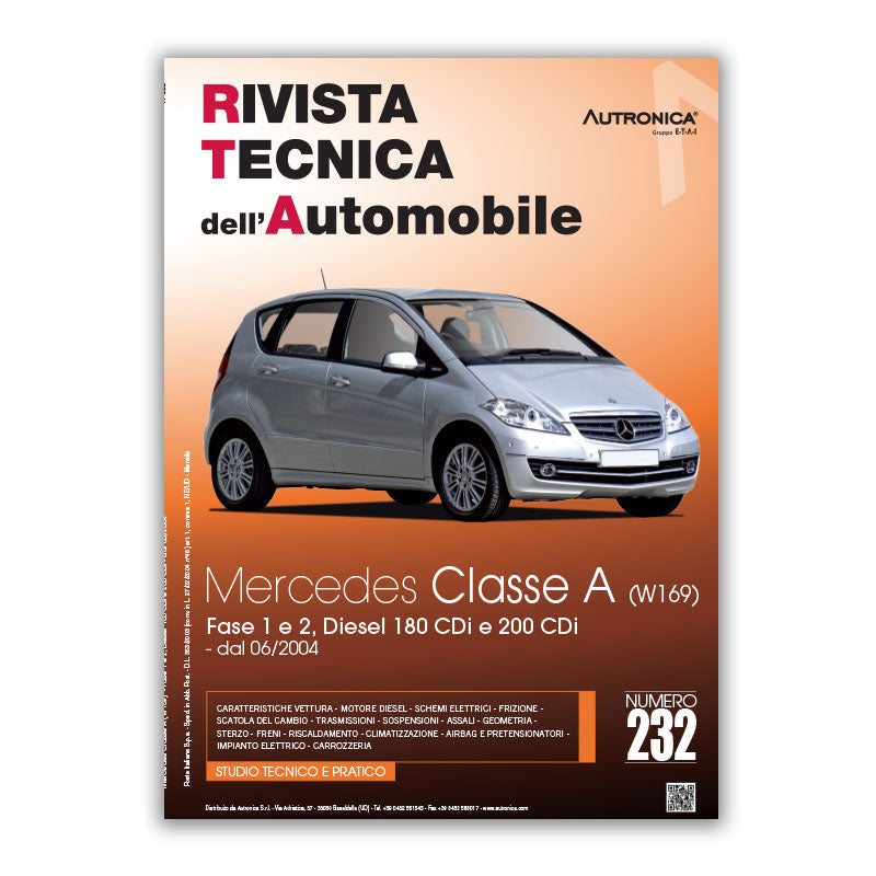 Mercedes-Benz Classe A II fase 1 et 2 (2004 - 2012) - Revue Technique