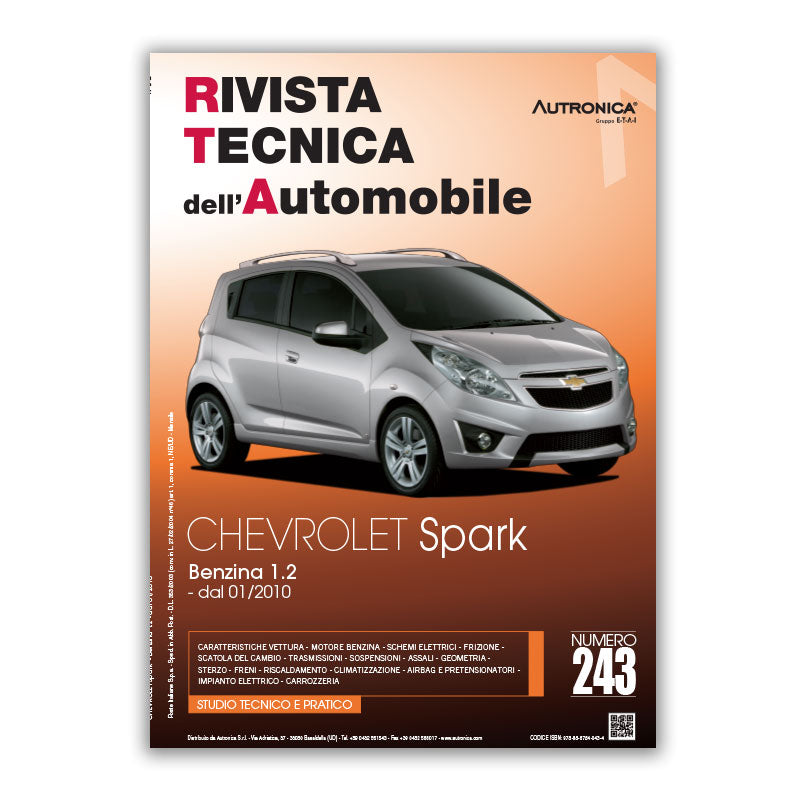 Chevrolet Spark fase 1 (2010 - 2012) - Revue Technique