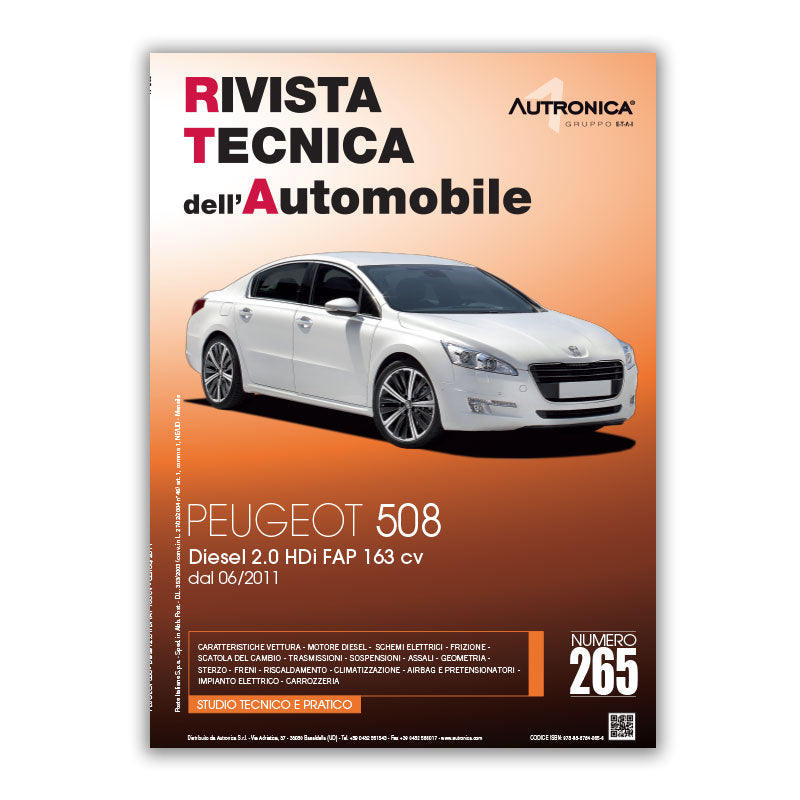 Peugeot 508 fase 1 (2011 - 2014) - Revue Technique