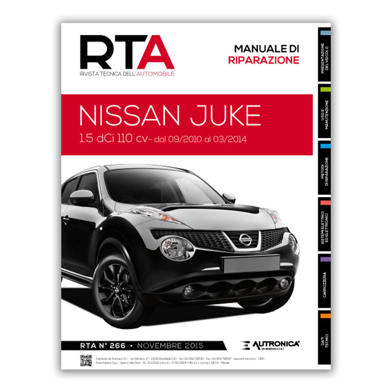 Nissan Juke fase 1 (2010 - 2015) - Revue Technique