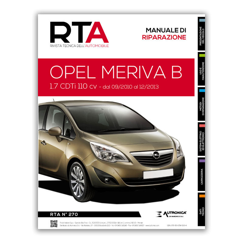Opel Meriva II fase 1 (2010 - 2014) - Revue Technique