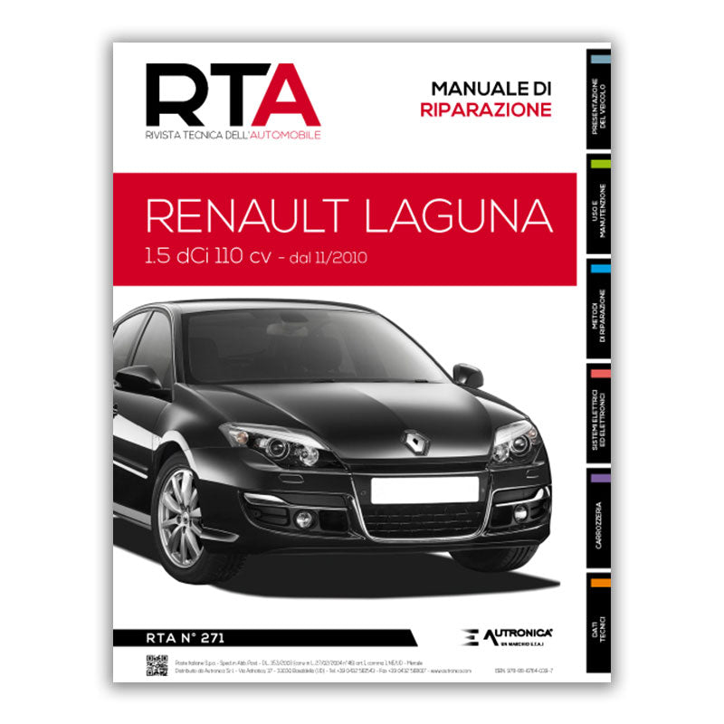 Renault Laguna III fase 2 (2010 - 2013) - Revue Technique