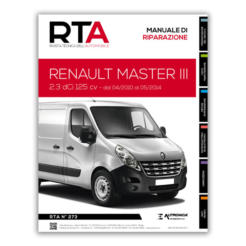 Renault Master III fase 1 (2010 - 2014) - Revue Technique