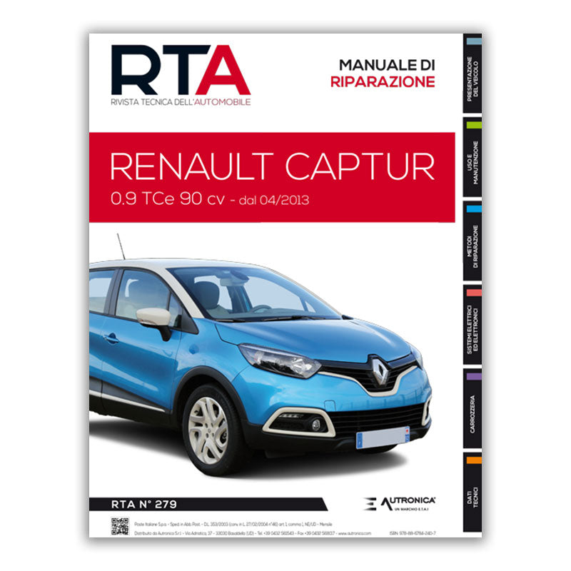 Renault Captur fase 1 (2013 - 2017) - Revue Technique