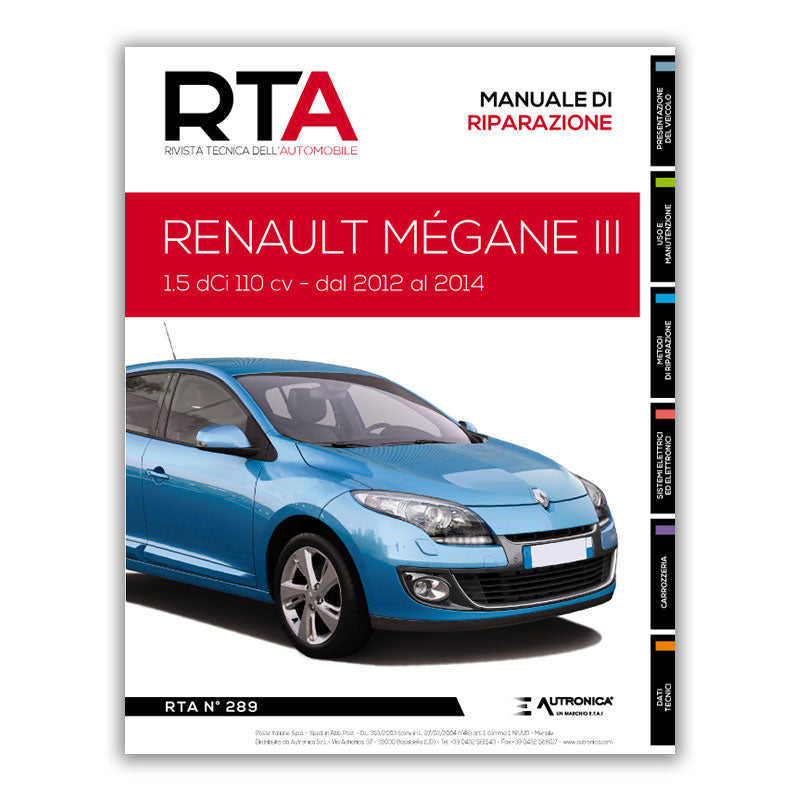 Renault Mégane III (2012 - 2014) - Revue Technique