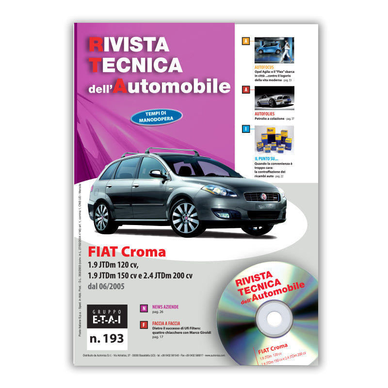 Fiat Croma I (1986 - 1996) - Revue Technique