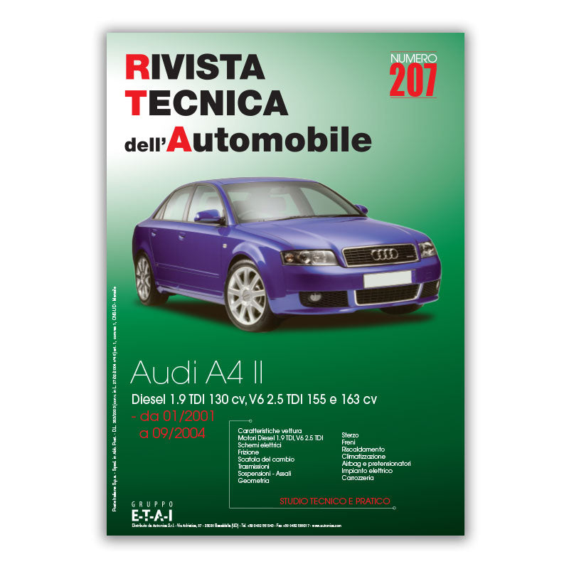 Audi A4 II fase 1 (2001 - 2004) - Revue Technique