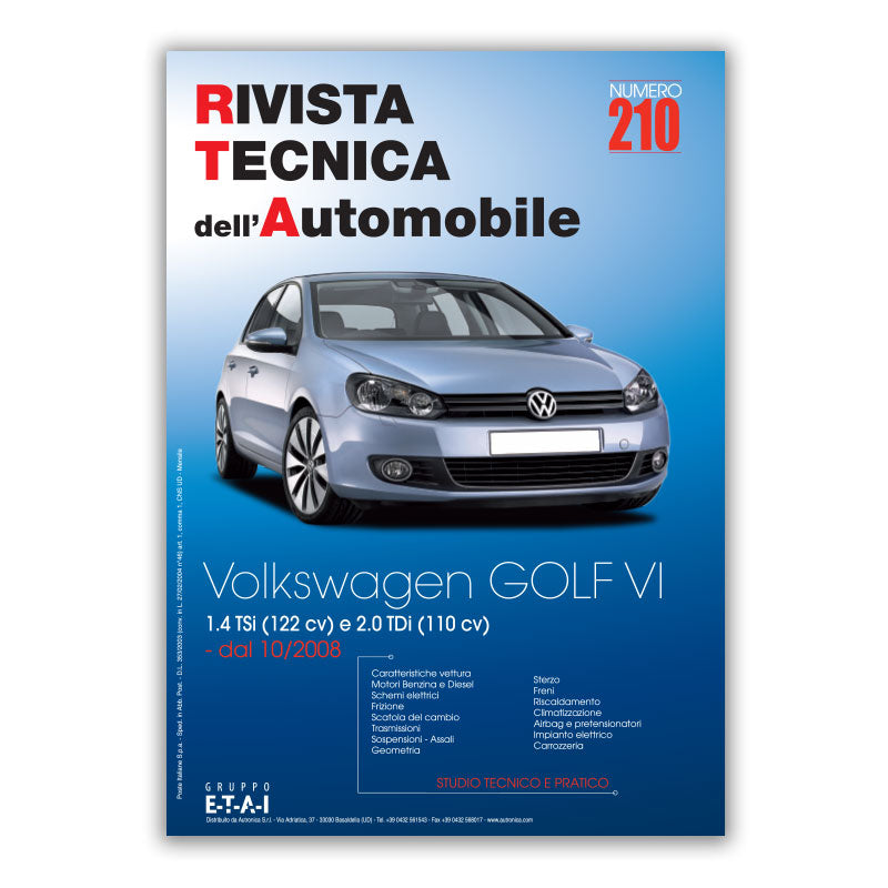Volkswagen Golf VI (2008 - 2013) - Revue Technique
