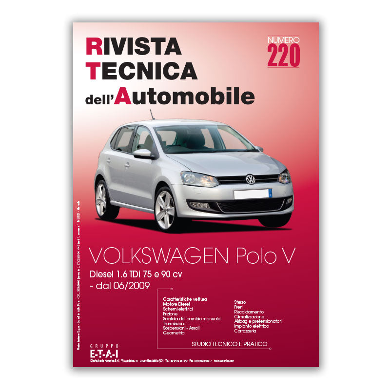 Volkswagen Polo V fase 1 (2009 - 2017) - Revue Technique