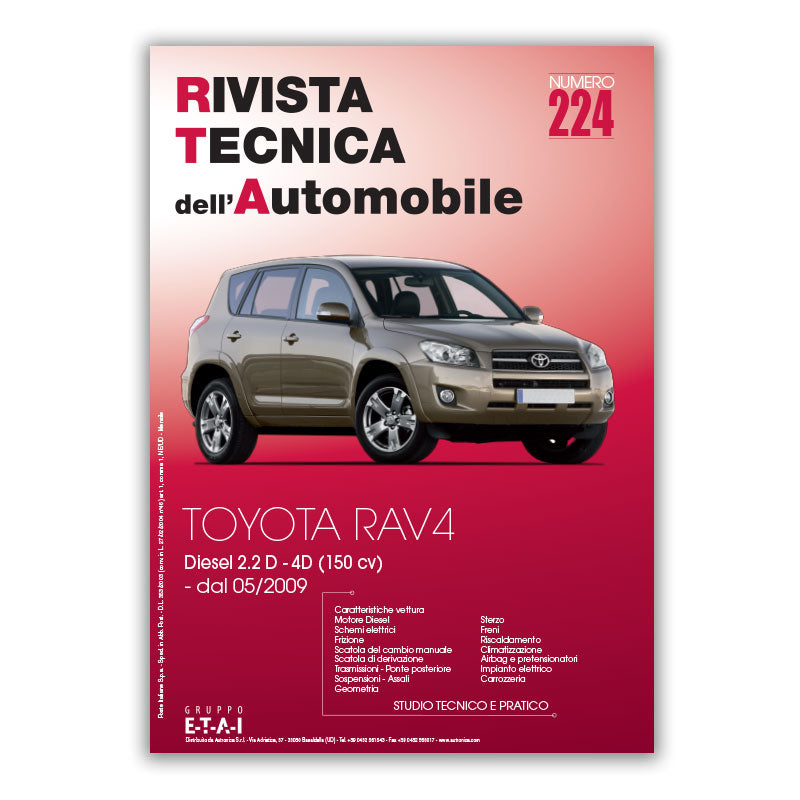 Toyota RAV4 III fase 2 (2009 - 2013) - Revue Technique