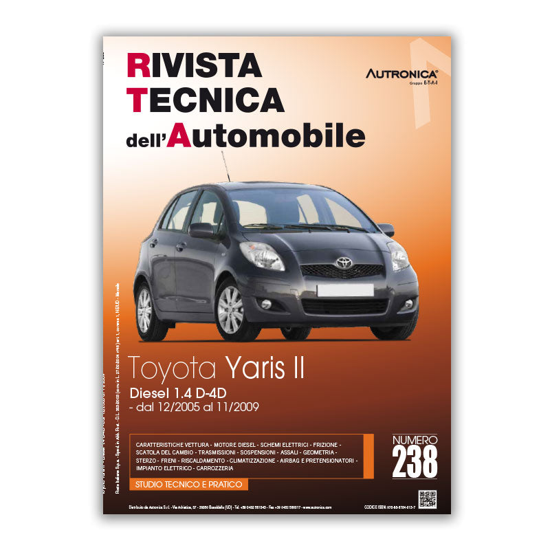 Toyota Yaris II fase 1 (2005 - 2009) - Revue Technique