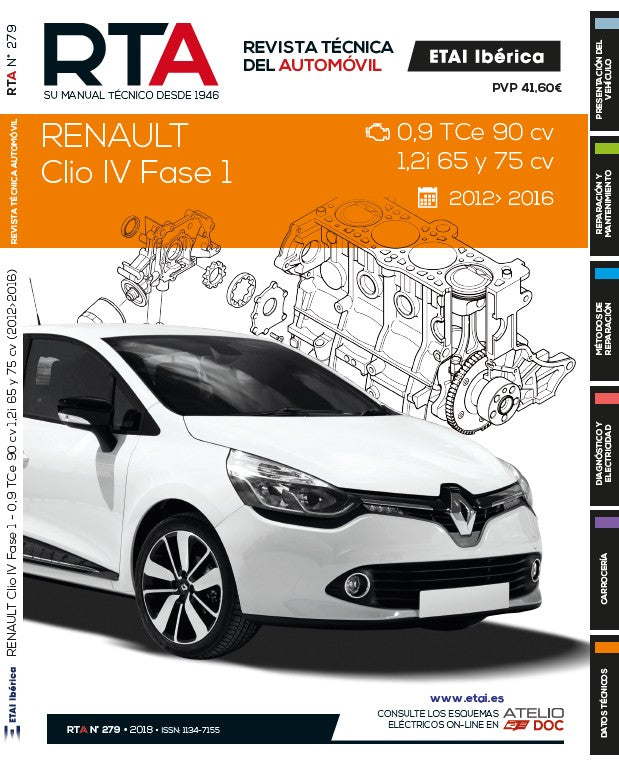Renault Clio IV fase 1 (2012 - 2016) - Revue Technique