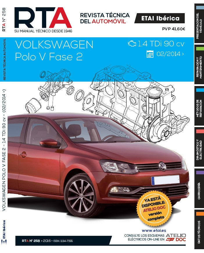 Volkswagen Polo V fase 2 (2014 - ) - Revue Technique