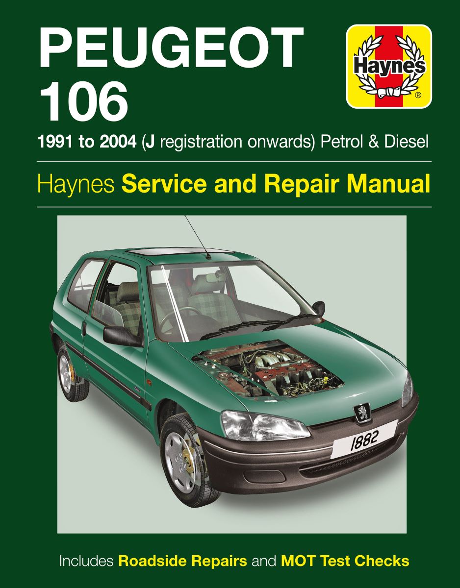 Peugeot 106 Petrol & Diesel (91 - 04) - Haynes Repair Manual