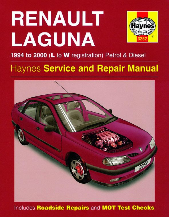 Haynes manual 3252, Renault Laguna, 1994 to 1996 L to P reg, petrol and diesel