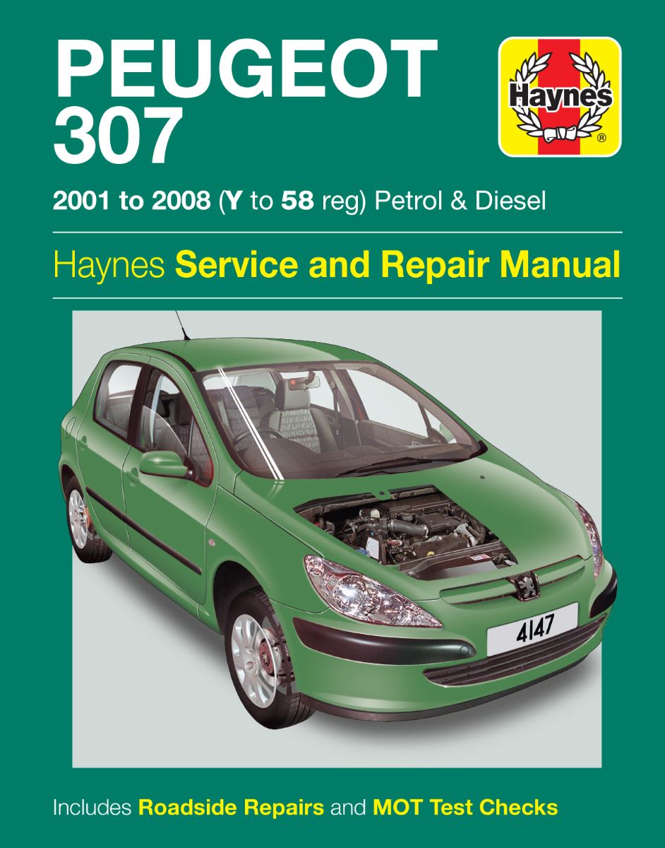 Peugeot 307 Petrol & Diesel (01 - 08) - Haynes Repair Manual