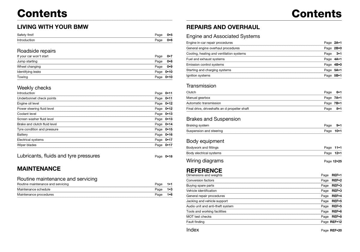 BMW 5-Series 6-cyl Petrol (April 96 - Aug 03) - Haynes Repair Manual