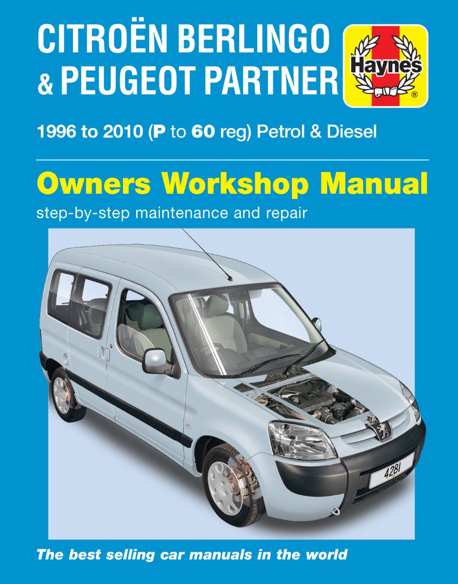 Citroen Berlingo & Peugeot Partner Petrol & Diesel (96 - 10) - Haynes Repair Manual