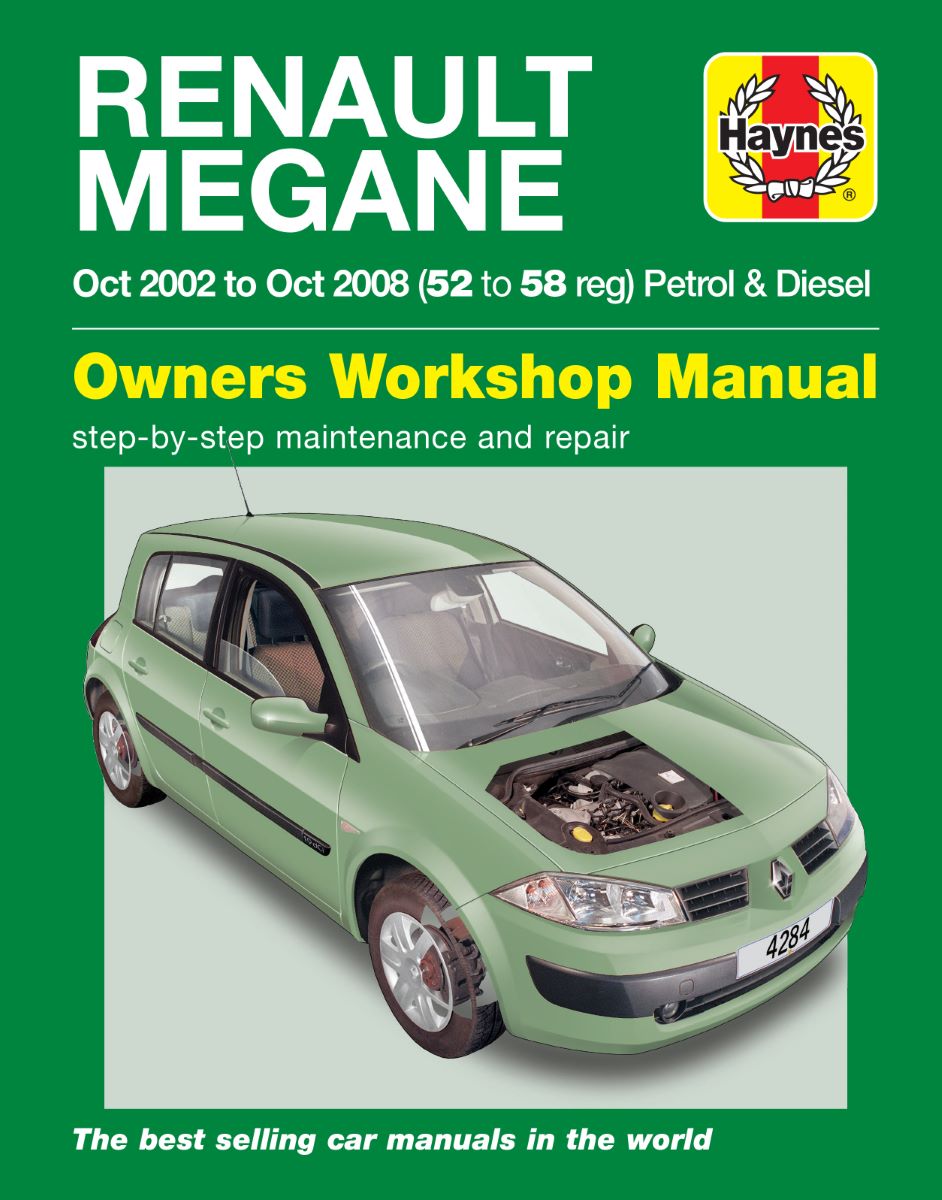 Renault Megane Petrol & Diesel (Oct 02 - 08) - Haynes Repair Manual