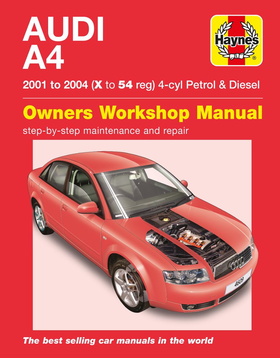 Audi A4 Petrol & Diesel (01 - 04) - Haynes Repair Manual