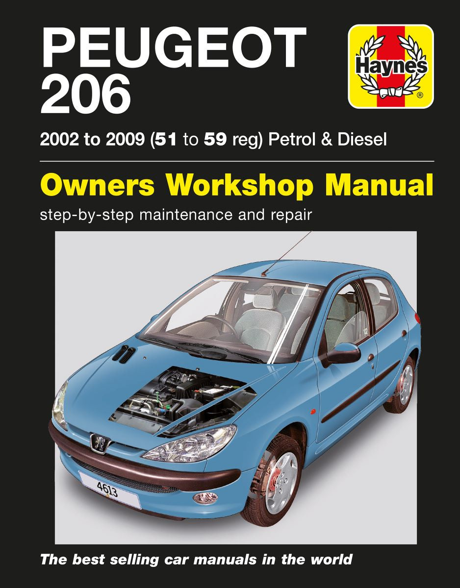 Peugeot 206 Petrol & Diesel (02 - 09) - Haynes Repair Manual