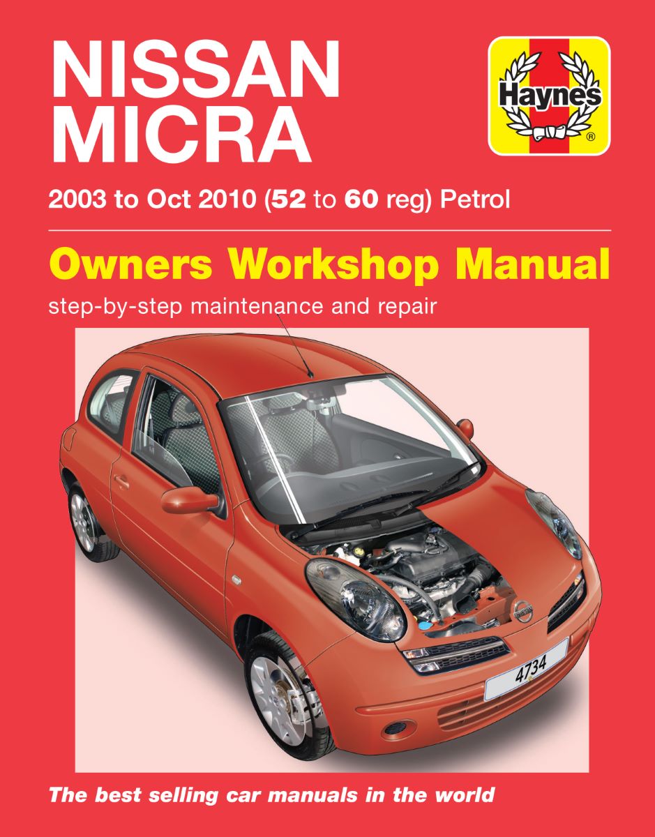 Nissan Micra (03 - Oct 10) - Haynes Repair Manual