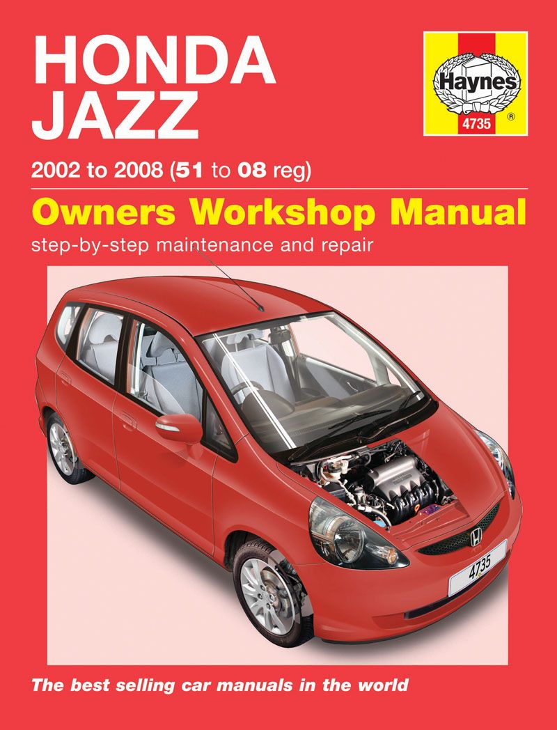Honda Jazz (02 - 08) - Haynes Repair Manual