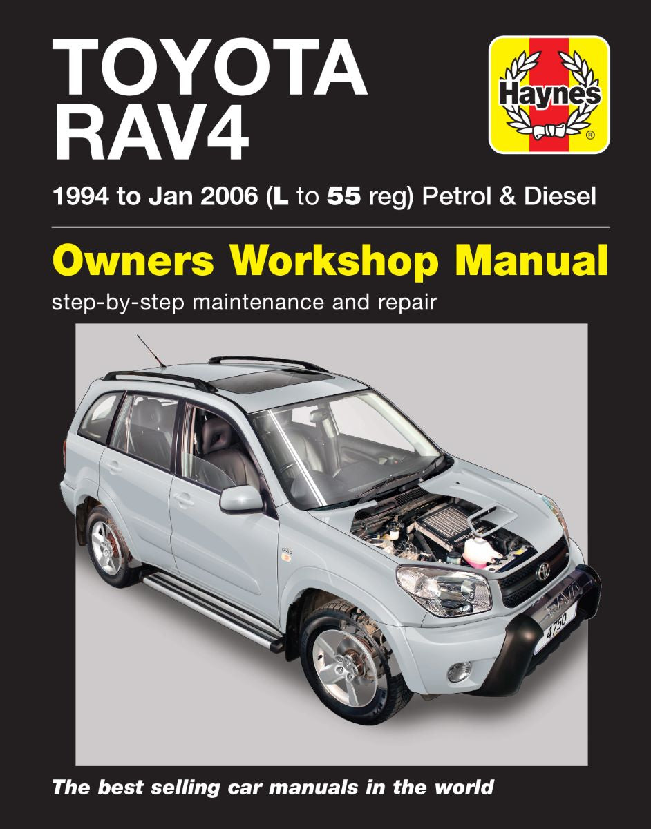 Toyota RAV4 Petrol & Diesel (94 - Jan 06) - Haynes Repair Manual
