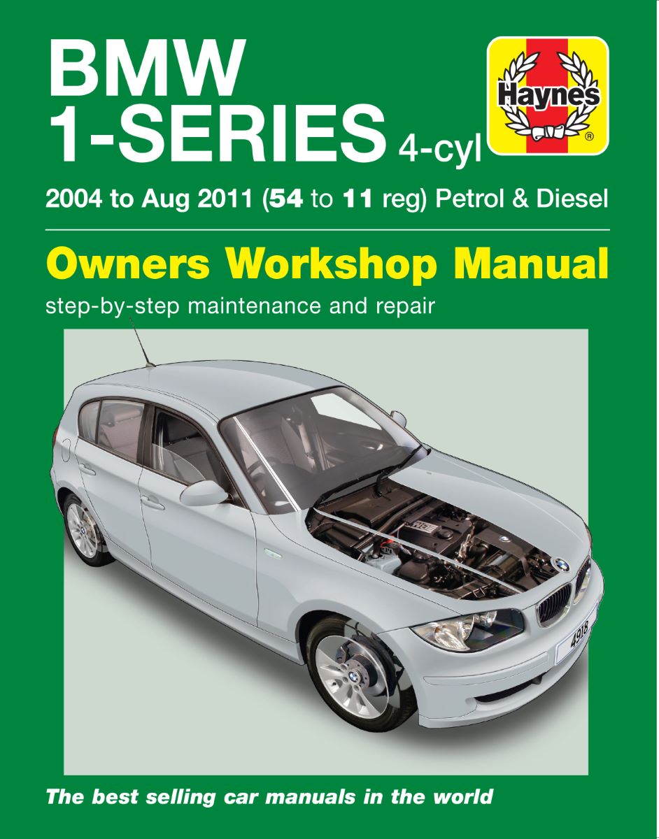 BMW 1-Series 4-cyl Petrol & Diesel (04 - Aug 11) - Haynes Repair Manual