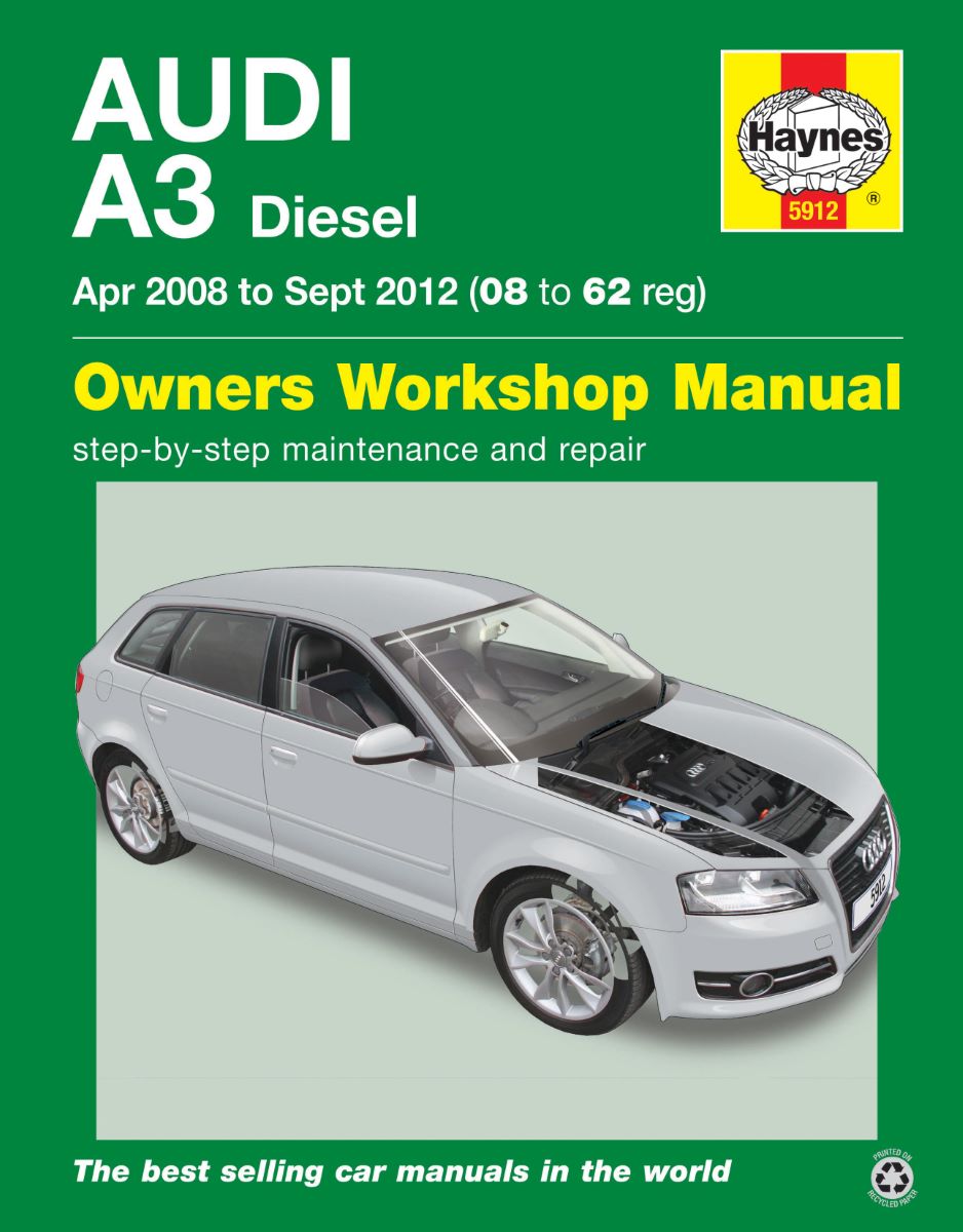 Audi A3 Diesel (Apr 08 - Sept 12) - Haynes Repair Manual