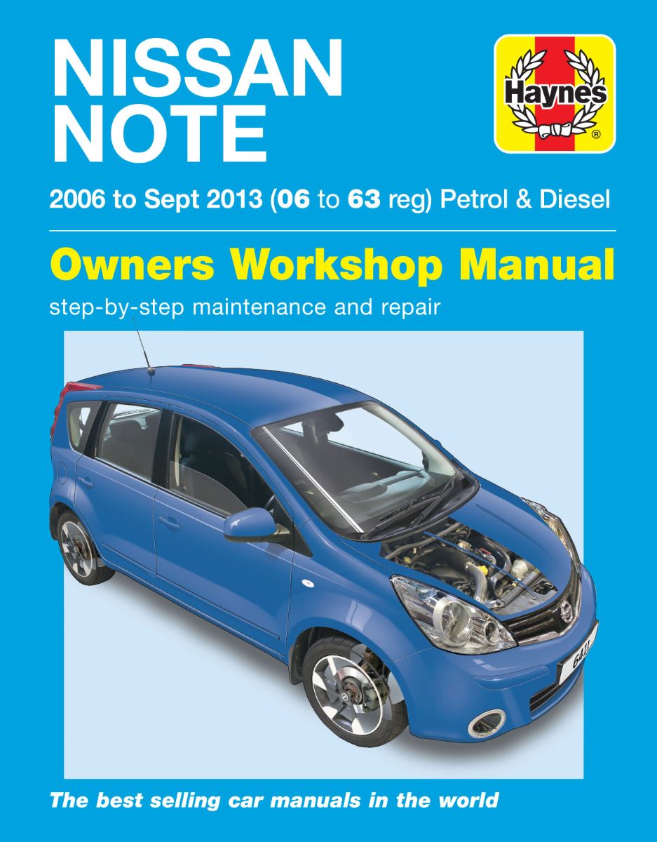 Nissan Note Petrol & Diesel (06 - Sept 13) 06 to 63 - Haynes Repair Manual