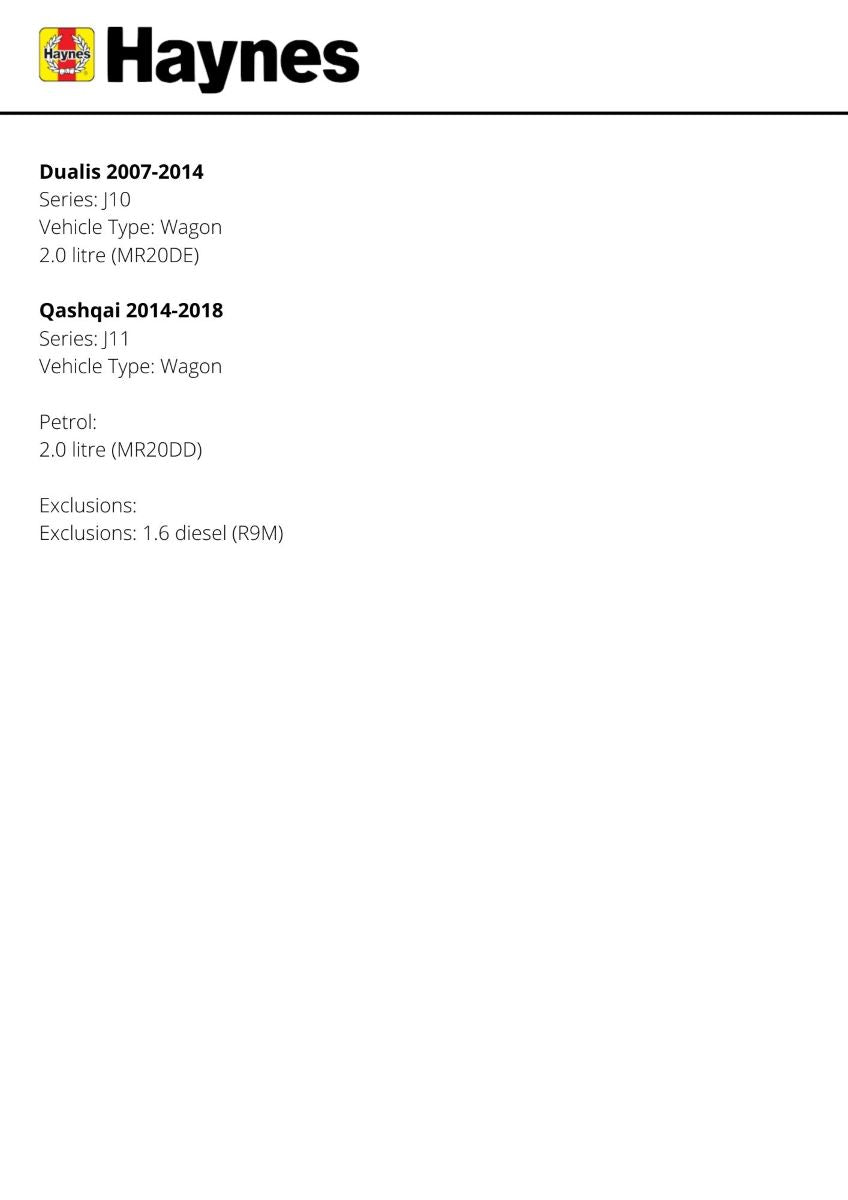 Ford Transit Custom Diesel (13 - Nov 17) 62 to 67 - Haynes Repair Manual