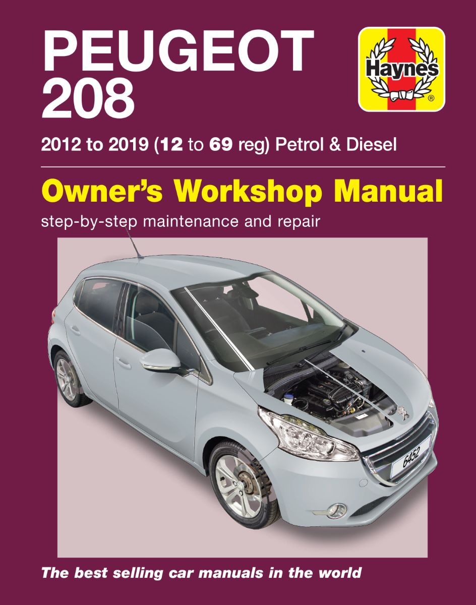 Peugeot 208 Petrol & Diesel (2012 to 2019) 12 to 69 reg - Haynes Repair Manual