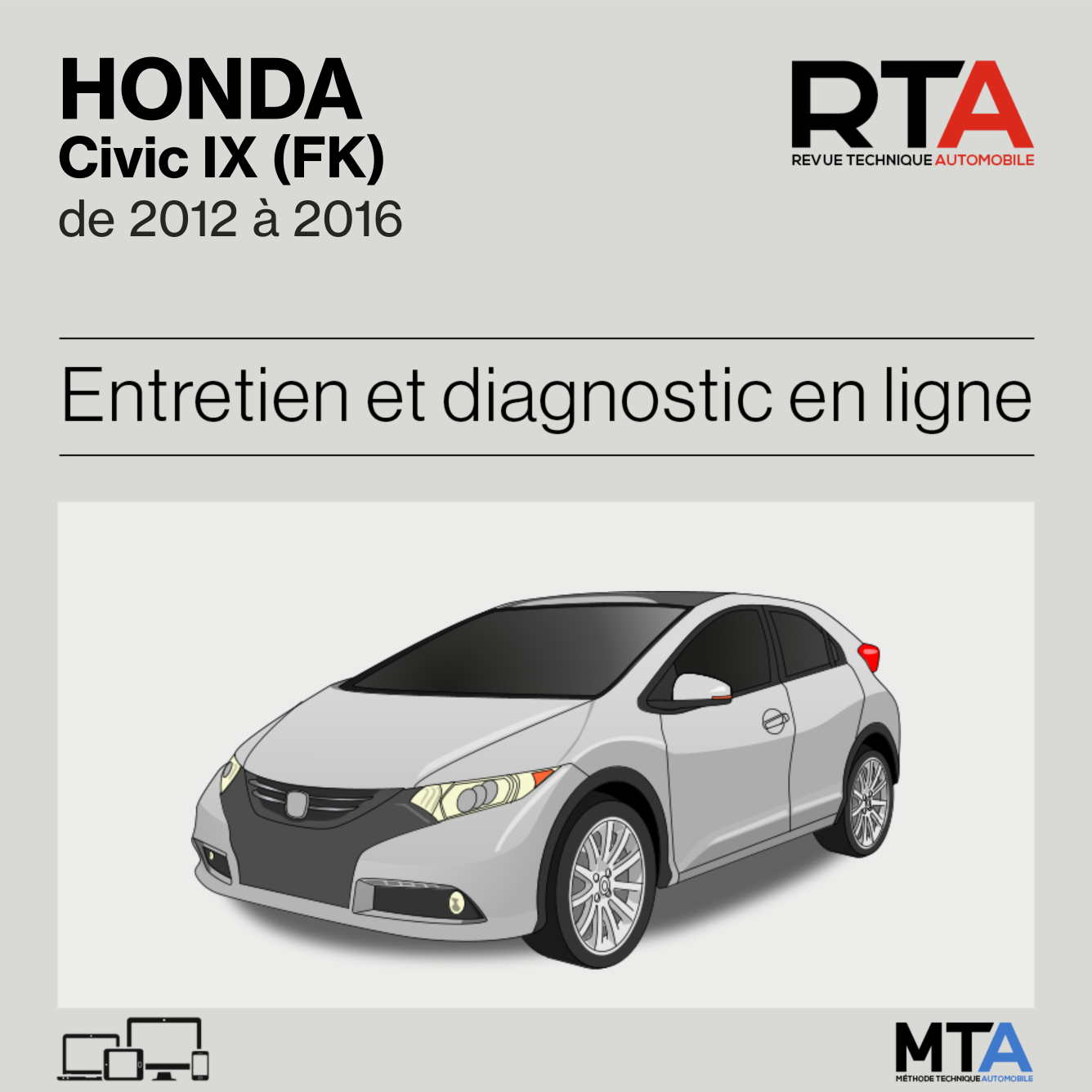 Honda Civic IX (FK) de 2012 à 2016