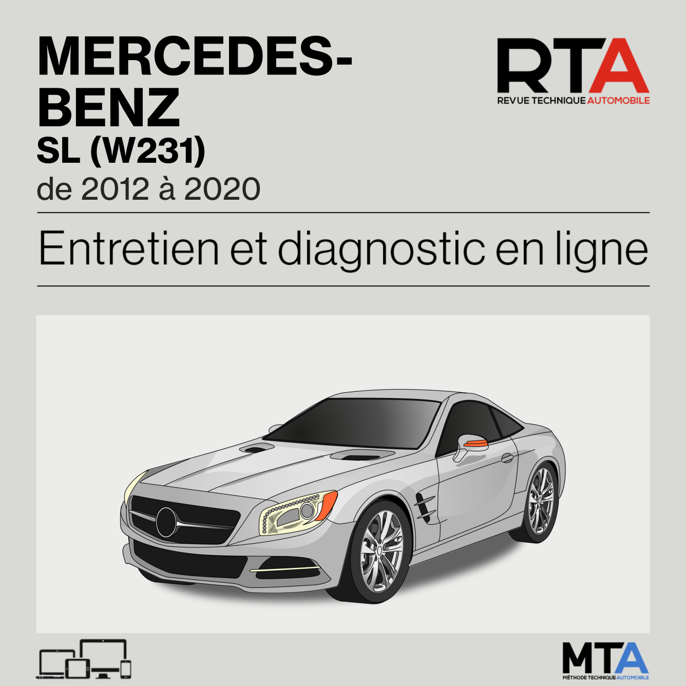 Mercedes-Benz SL (W231) de 2012 à 2020