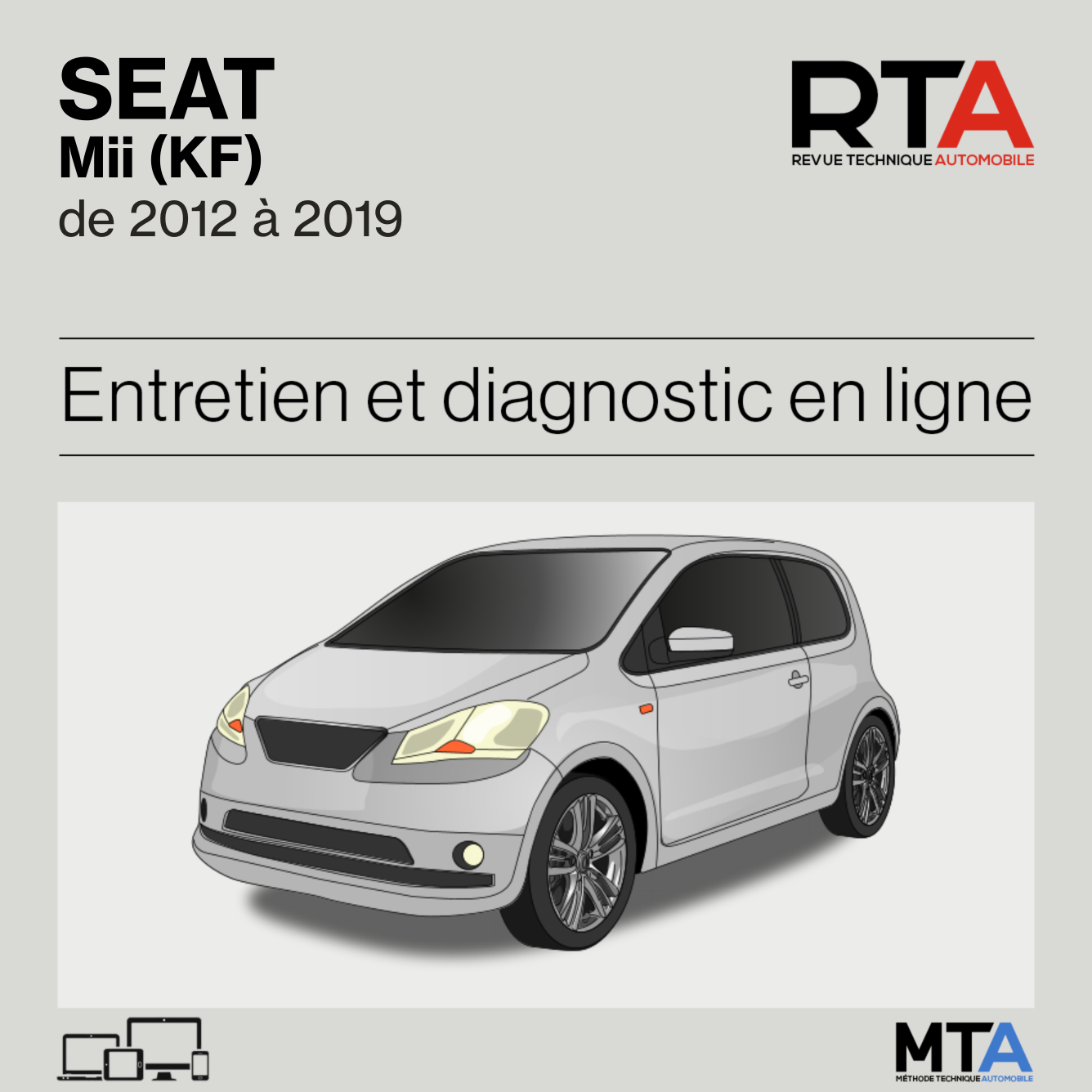 Seat Mii (KF) de 2012 à 2019