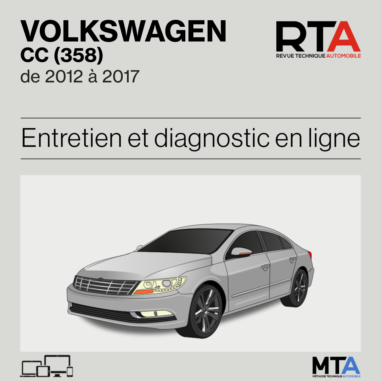 Volkswagen CC (358) de 2012 à 2017