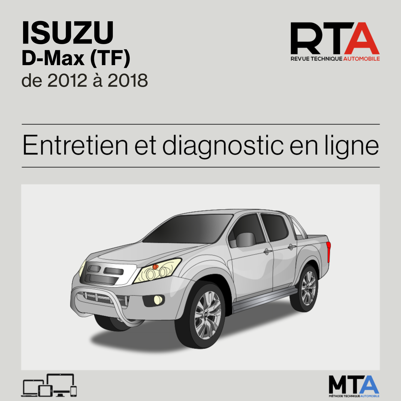 Isuzu D-Max (TF) de 2012 à 2018