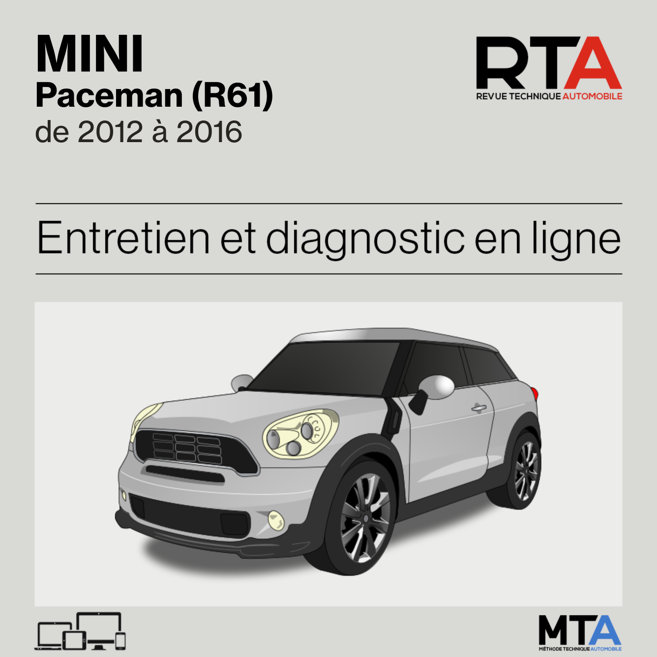 Mini Paceman (R61) de 2012 à 2016