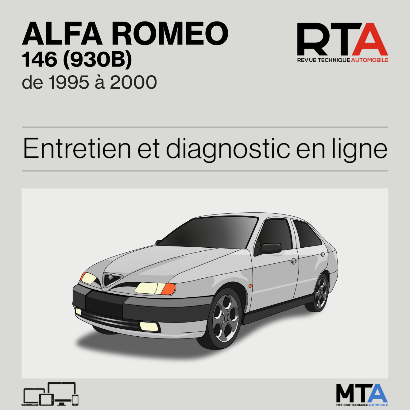 Alfa Romeo 146 (930B) de 1995 à 2000