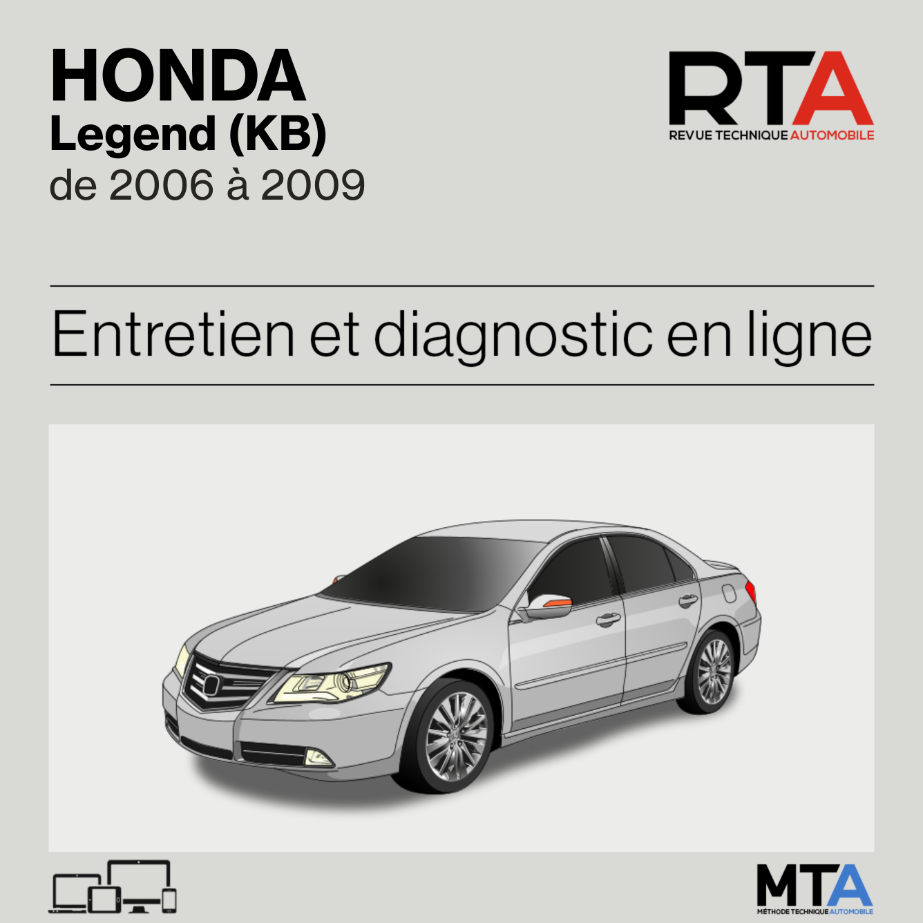 Honda Legend (KB) de 2006 à 2009