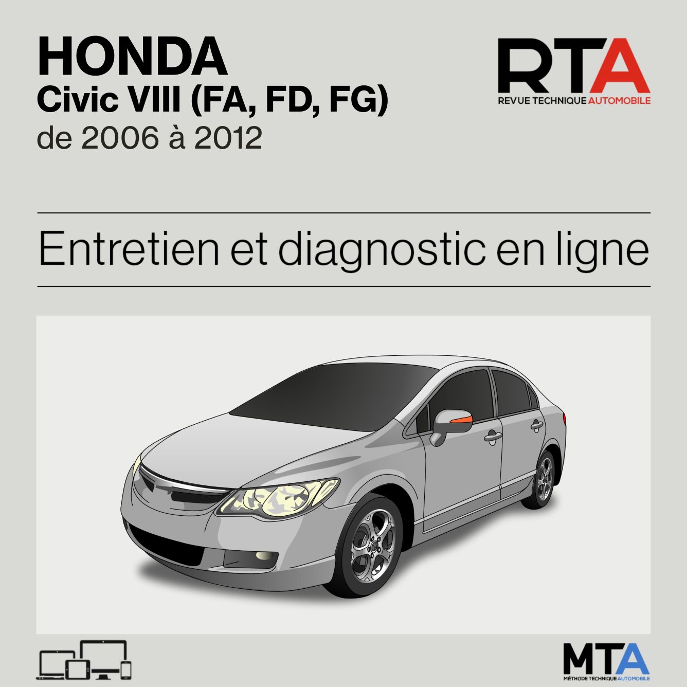 Honda Civic VIII (FA, FD, FG) de 2006 à 2012