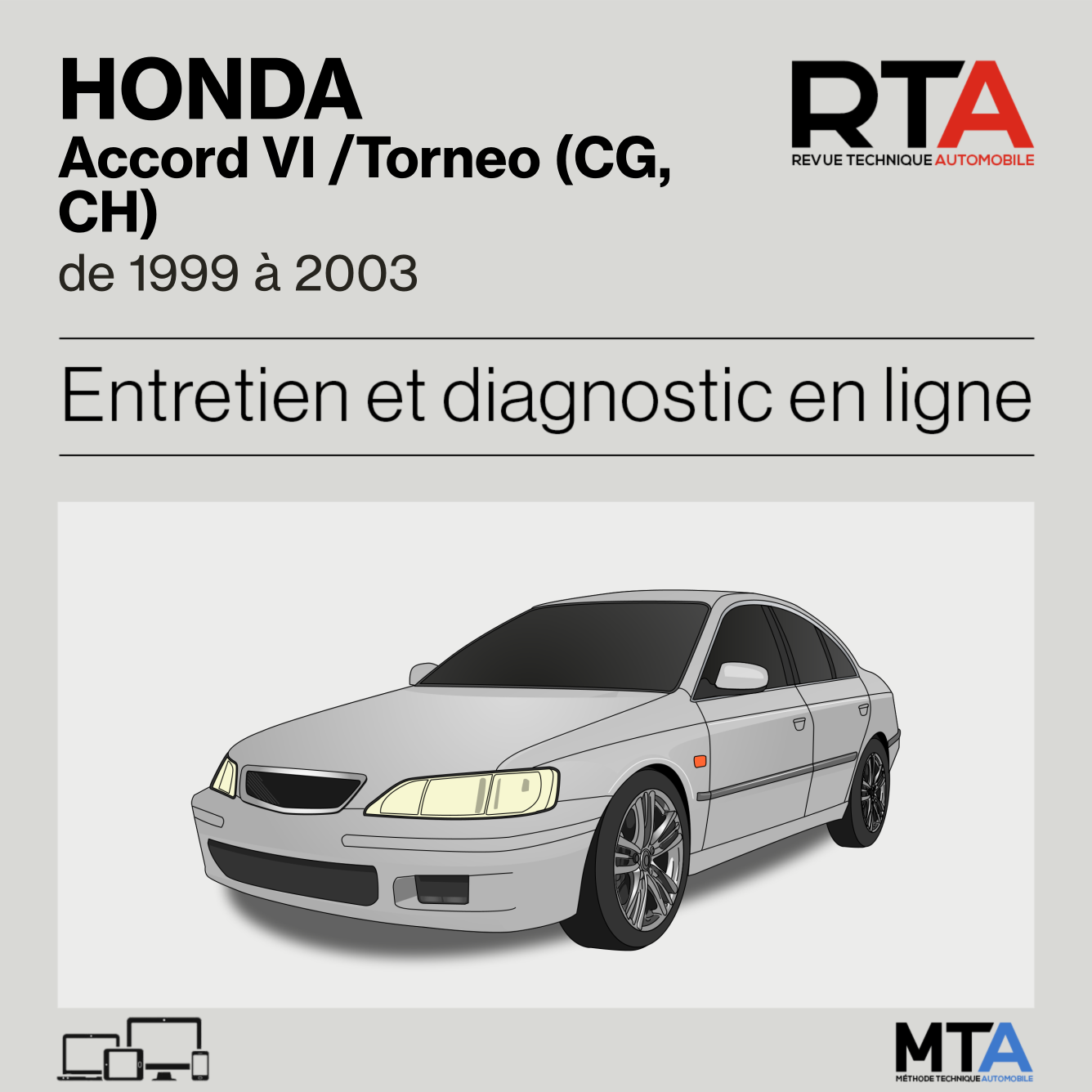 Honda Accord VI /Torneo (CG, CH) de 1999 à 2003